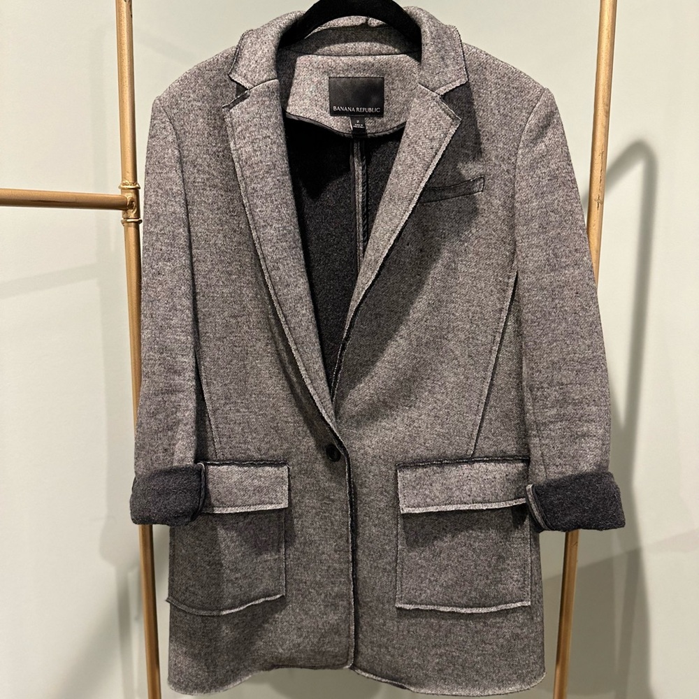 BANANA REPUBLIC Wool & Cotton Blazer